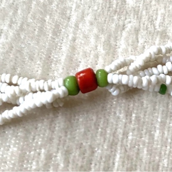 Vintage Native American Seed Bead Necklace 38 Inches - Picture 7 of 10